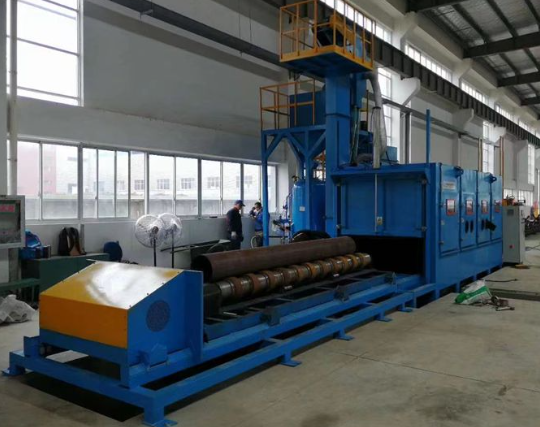 烟台喷砂机在管道除锈中的现场施工应用